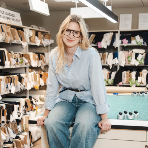 Portrait of H&M product developer intern at Stockholm Head Office Design Studio