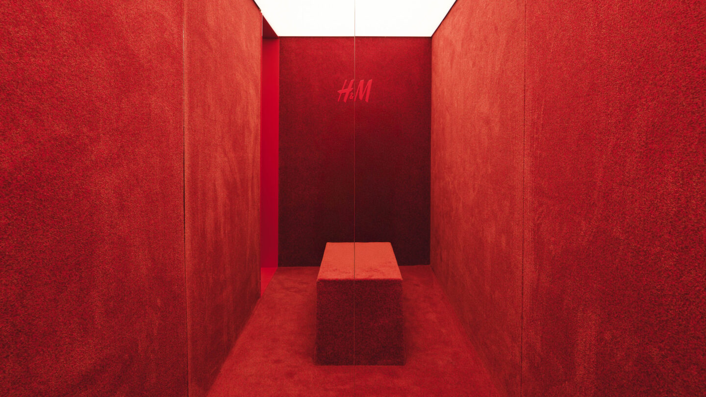 H&M Store interior in South Korea