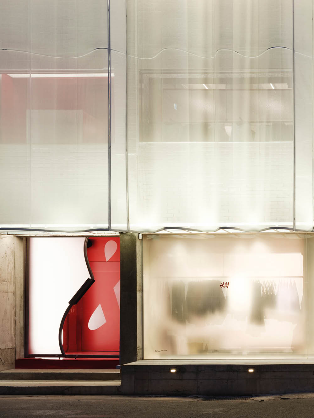 H&M Store facade in South Korea